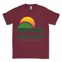 Burgundy pine knob music theatre Classic Tee - ArtMosaic