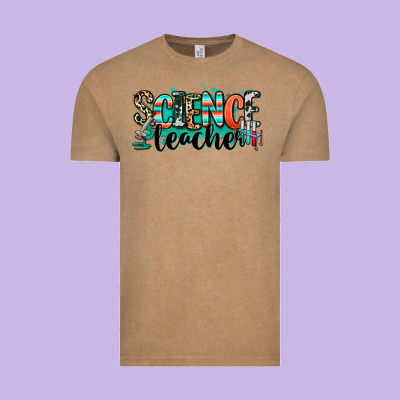 Science Teacher Vintage Tee Designed By Ranaportraitstore