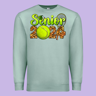 Tennis Senior 2024 Premium Sweatshirt Designed By Barkaloodesign