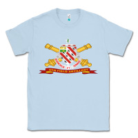 Dusty Blue 8th field artillery w br   ribbon 8th field artillery w br ribbon Classic Tee - ArtMosaic
