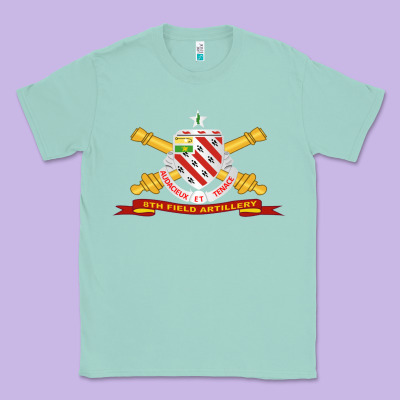 8th Field Artillery W Br   Ribbon 8th Field Artillery W Br Ribbon Classic Tee Designed By Artmosaic