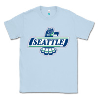 Dusty Blue seattle thunderbirds, Classic Tee - ArtMosaic