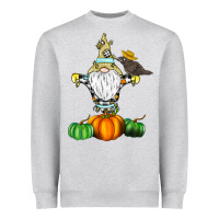 Heather Grey Scracrow Heavyweight Sweatshirt - CowhideDigitalArt