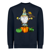 Navy Scracrow Heavyweight Sweatshirt - CowhideDigitalArt