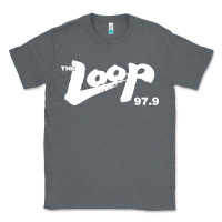 Charcoal Heather The Loop 97.9 Illinois Radio Classic Tee - ArtMosaic
