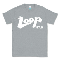 Heather Grey The Loop 97.9 Illinois Radio Classic Tee - ArtMosaic