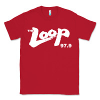 Red The Loop 97.9 Illinois Radio Classic Tee - ArtMosaic