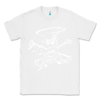 White slash Classic Tee - ArtMosaic
