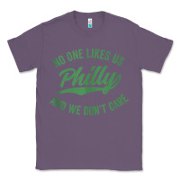 Lavender philly no one likes us and we don't care green text tank top Classic Tee - ArtMosaic