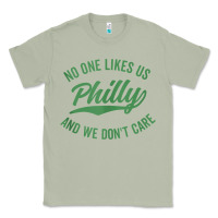 Matcha philly no one likes us and we don't care green text tank top Classic Tee - ArtMosaic