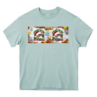 Arona When You're Dead Inside But It's Christmas Hippie Skeleton Santa Heavy Core Tee - Artiststas