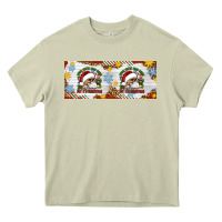 Mossy When You're Dead Inside But It's Christmas Hippie Skeleton Santa Heavy Core Tee - Artiststas