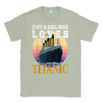 Matcha ship just a girl who loves titanic boat titanic girls woman t shirt Classic Tee - ArtMosaic
