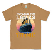 Toasted Coconut ship just a girl who loves titanic boat titanic girls woman t shirt Classic Tee - ArtMosaic