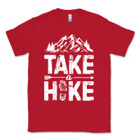 Red take hike Classic Tee - ArtMosaic