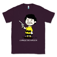 Plum charlie brownson Classic Tee - ArtMosaic