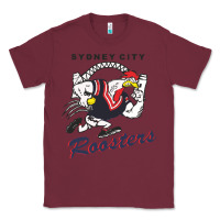 Burgundy roosters-sydney city Classic Classic Tee - ArtMosaic