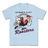 Dusty Blue roosters-sydney city Classic Classic Tee - ArtMosaic