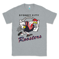 Heather Grey roosters-sydney city Classic Classic Tee - ArtMosaic