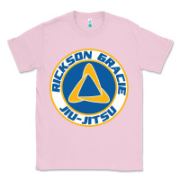 Bubblegum Pink rickson gracie jiu jitsu Classic Tee - ArtMosaic
