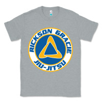 Heather Grey rickson gracie jiu jitsu Classic Tee - ArtMosaic