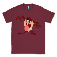 Burgundy tasmanian devil cartoon character Classic Tee - ArtMosaic