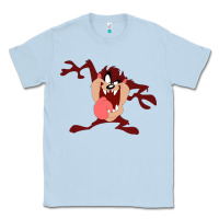 Dusty Blue tasmanian devil cartoon character Classic Tee - ArtMosaic