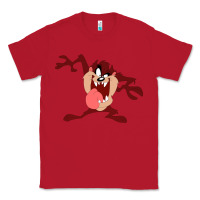 Red tasmanian devil cartoon character Classic Tee - ArtMosaic