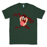 Sports Green tasmanian devil cartoon character Classic Tee - ArtMosaic