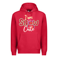 Cardinal T am SNOW CUTE Premium Hoodie - CowhideDigitalArt