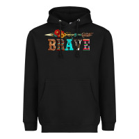 Black brave and aztec wood sunflower with arrow Heavyweight Hoodie - Artiststas