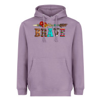 Lavender brave and aztec wood sunflower with arrow Heavyweight Hoodie - Artiststas