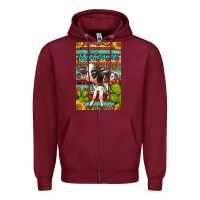 Burgundy Welcome Cute Baby Calf Zipper Hoodie - LillyAllenDesigns
