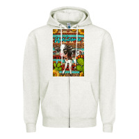 Oatmeal Heather Welcome Cute Baby Calf Zipper Hoodie - LillyAllenDesigns
