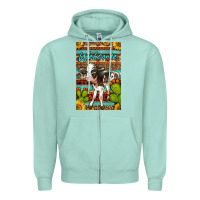 Seafoam Welcome Cute Baby Calf Zipper Hoodie - LillyAllenDesigns
