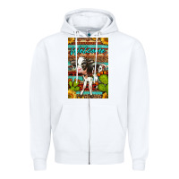 White Welcome Cute Baby Calf Zipper Hoodie - LillyAllenDesigns