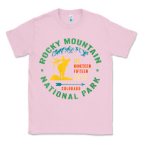 Bubblegum Pink womens rocky mountain national park hiking travel souvenir novelty v n Classic Tee - trangStudio