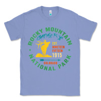 Colony Blue womens rocky mountain national park hiking travel souvenir novelty v n Classic Tee - trangStudio
