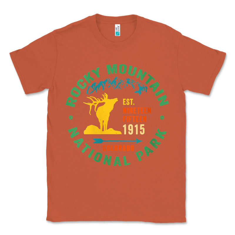 Womens Rocky Mountain National Park Hiking Travel Souvenir Novelty V N Classic Tee by trangStudio | Teevron