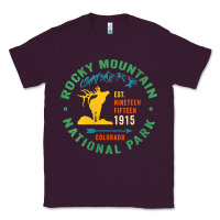 Plum womens rocky mountain national park hiking travel souvenir novelty v n Classic Tee - trangStudio