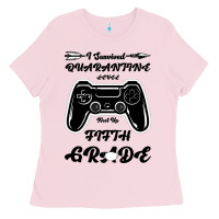 Bubblegum Pink I Survived Quarantine Level Next Fifth Grade Ladies Tee - Bettercallsaul