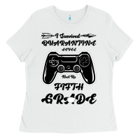 White I Survived Quarantine Level Next Fifth Grade Ladies Tee - Bettercallsaul