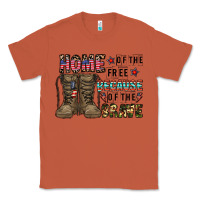 Copper home of the free beacause of the brave Classic Tee - CowhideDigitalArt
