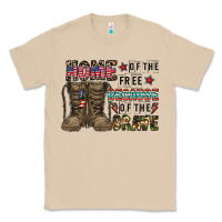 Mushroom home of the free beacause of the brave Classic Tee - CowhideDigitalArt