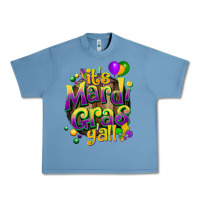 Pebble Blue its mardi gras yall Urban Heavy Tee - CowGirlArtShop