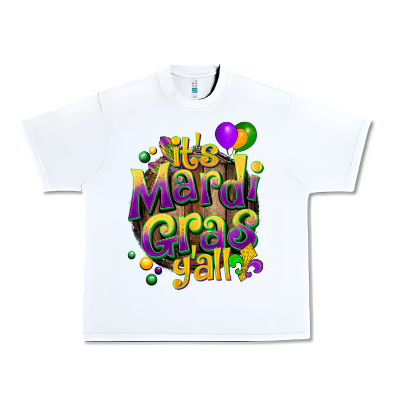 Its Mardi Gras Yall Urban Heavy Tee by CowGirlArtShop | Teevron