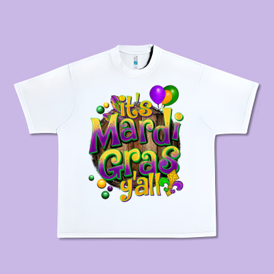 Its Mardi Gras Yall Urban Heavy Tee Designed By Cowgirlartshop