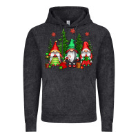 Vintage Black christmas gnomies Vintage Hoodie - CowGirlArtShop