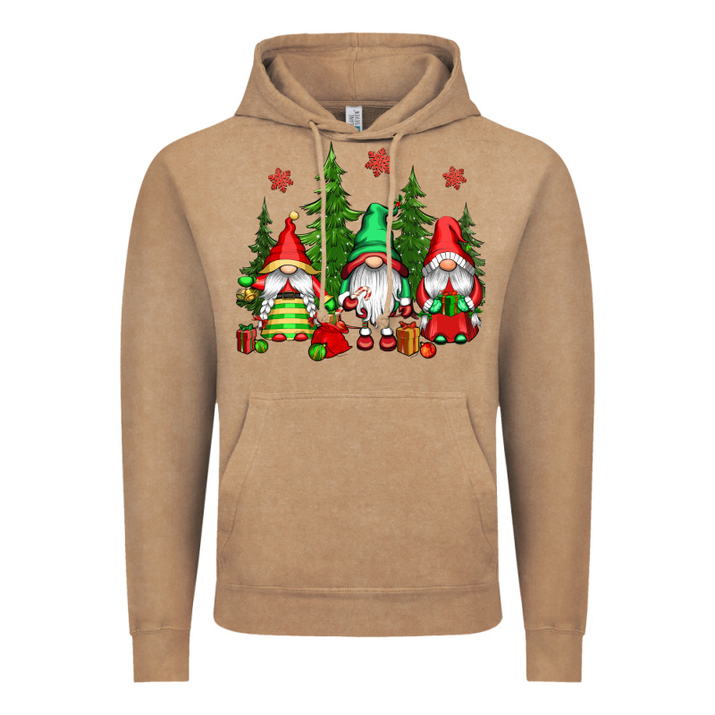 Christmas Gnomies Vintage Hoodie by CowGirlArtShop | Teevron