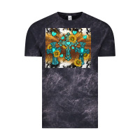 Cloud Black western crosses and sunflowers Vintage Tee - TumblerDesignByShophia